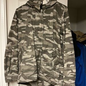 Camo utility jacket